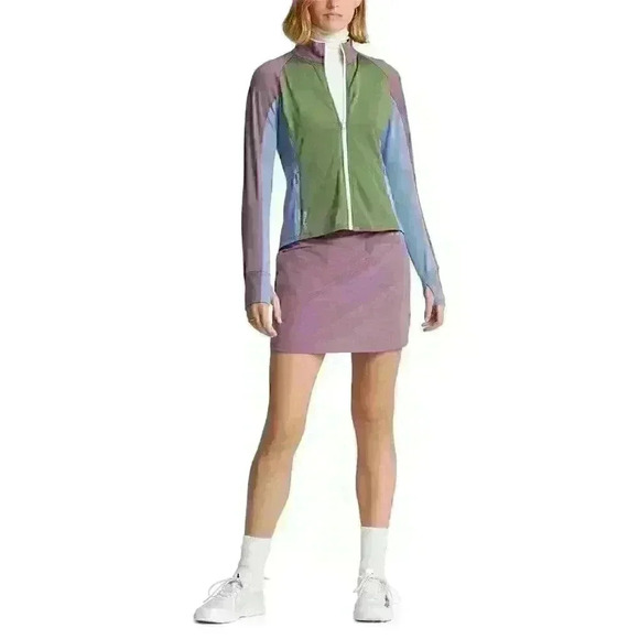 NEW! RLX Golf Ralph Lauren Women's M Color-Blocked Jersey Jacket NWT $168 - Picture 3 of 5